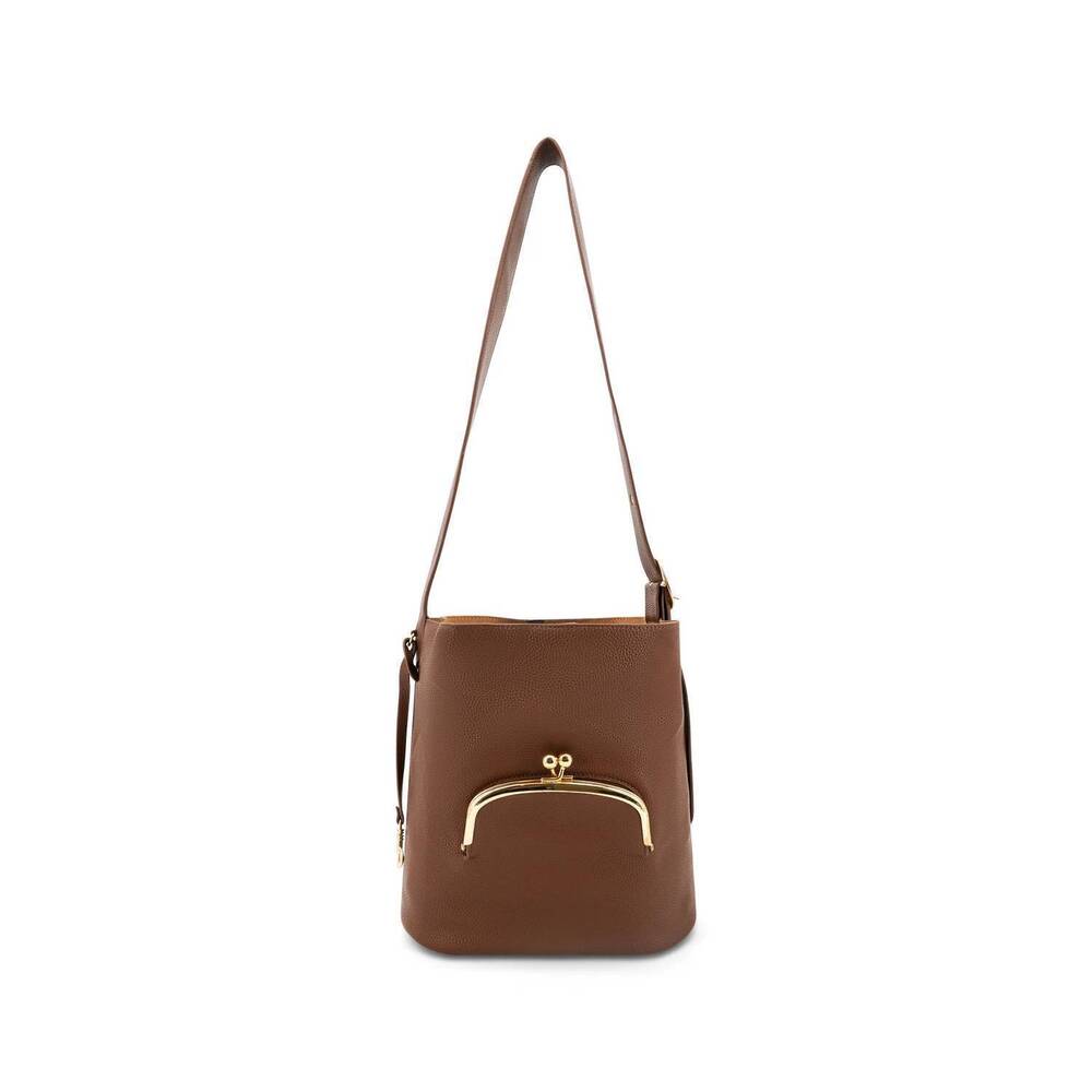 NEW LIKE DREAMS women's della hobo tote bag in brown
